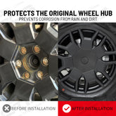 CTmods® Center Hub Caps (Set of 4) for 20" Wheel Covers For Tesla Cybertruck